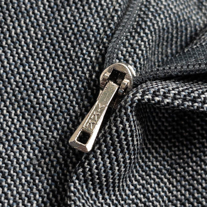 1970s "Euro Vintage" Gray Sharkskin Flare Trousers