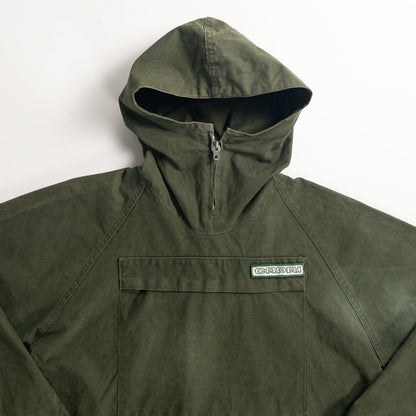 1950s "Euro Vintage" Olive Cotton Pullover Anorak Parka