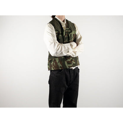 1960-70s "French Vintage" Lizard Camo Hunting Gilet, Dead Stock