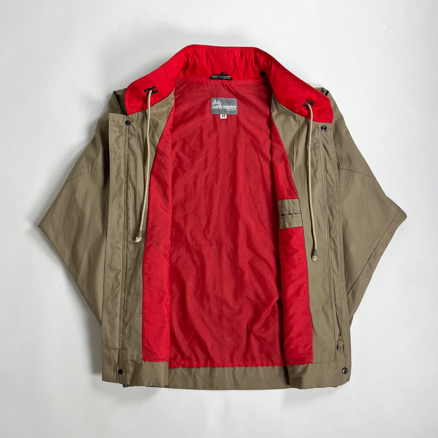 1980s "North Country" Khaki Cotton Sport Jacket