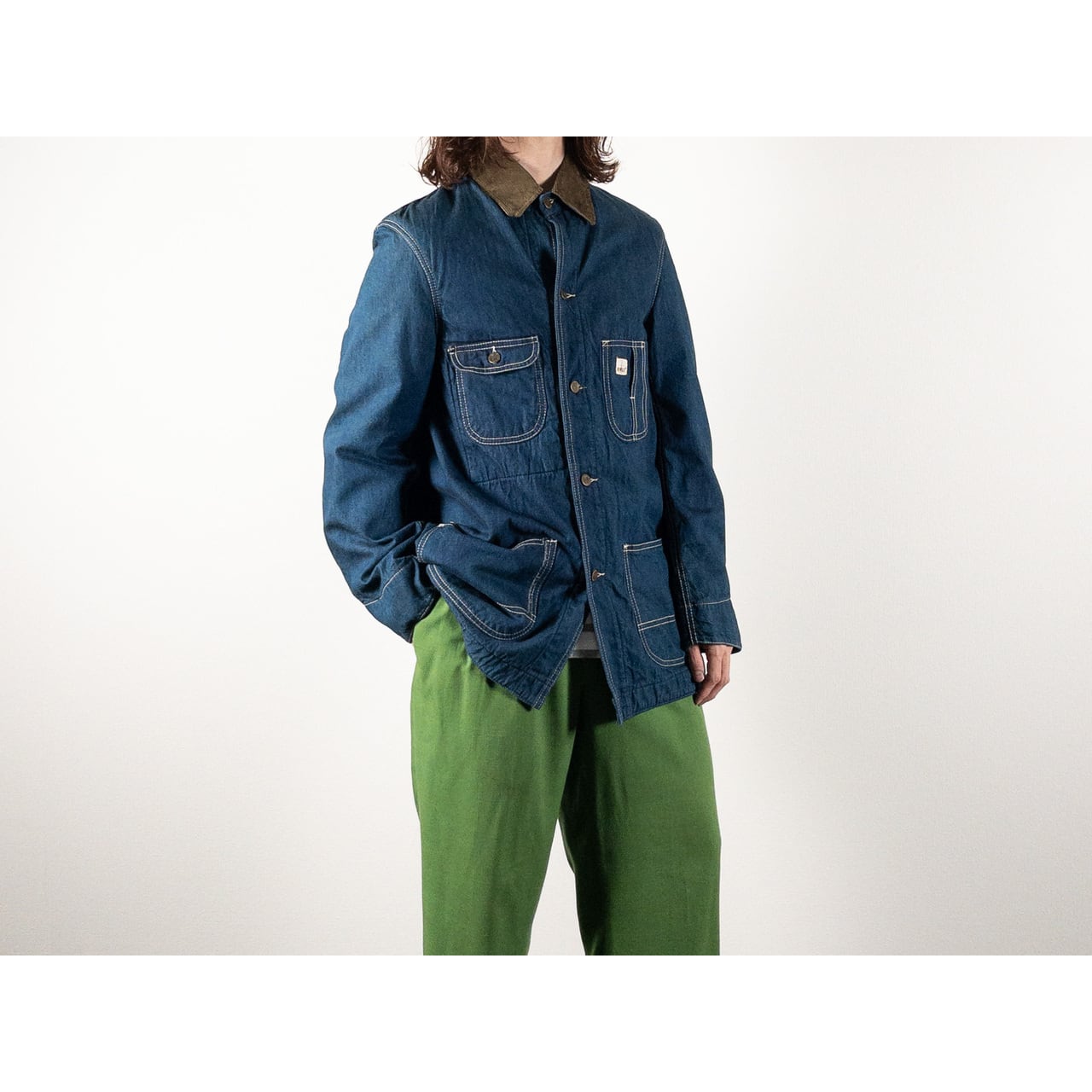 1990s Made in Italy Blue Denim Coverall