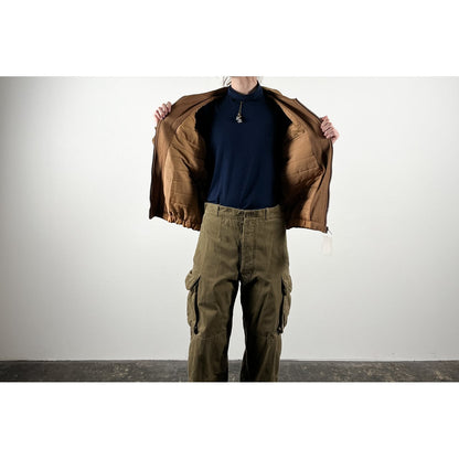 1990s "DAN CARMEL" Italian Beige Wool Sport Jacket, Dead Stock