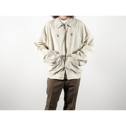 1990s "Made in Italy" Off White Cotton Sport Jacket