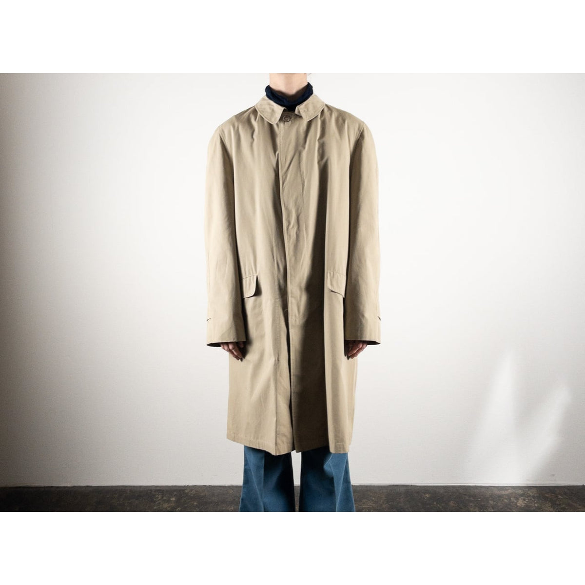 1980-90s Light Beige Single Coat