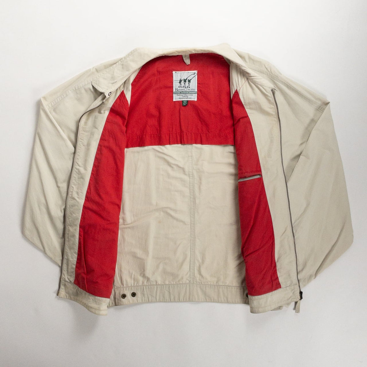 1990s "Made in Italy" Off White Cotton Sport Jacket