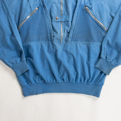 1980-90s "Euro Vintage" Light Blue Cotton Jacket