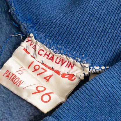 1970s "French Vintage" Blue Track Jacket