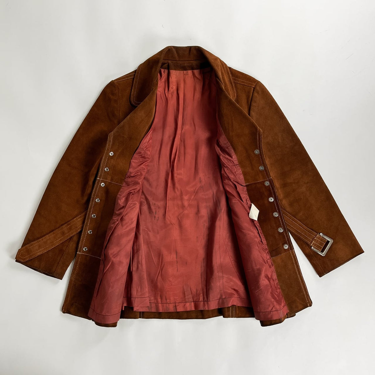 1980s-90s "Canadian Vintage" Brown Suede Leather Jacket for Ladies