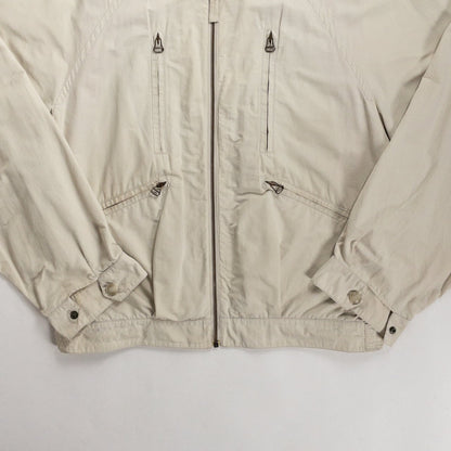 1990s "Made in Italy" Off White Cotton Sport Jacket