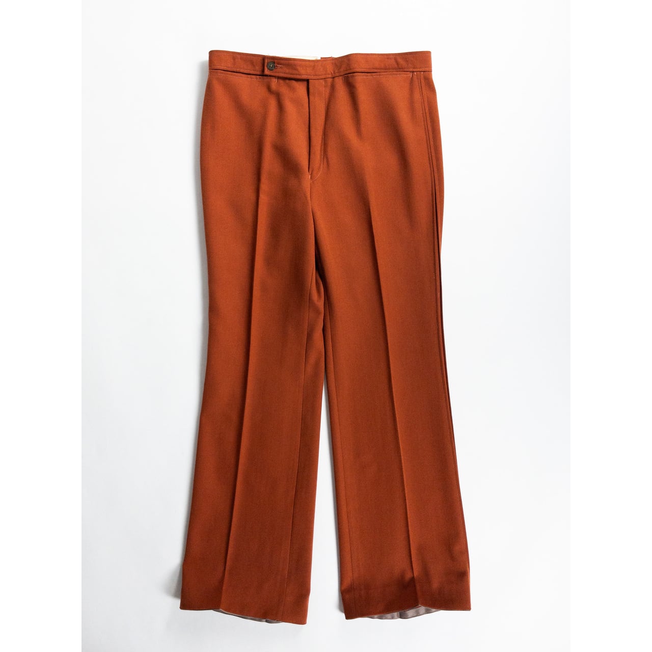 1970s "German Vintage" Orange Flare Trousers