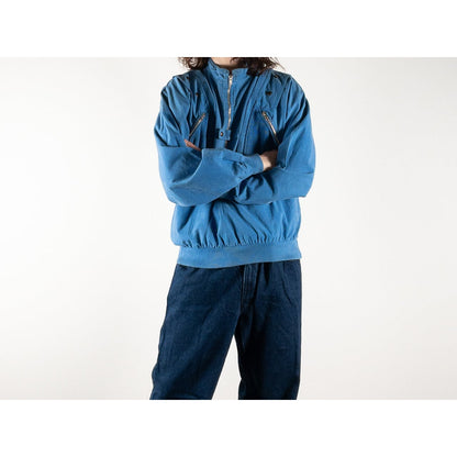 1980-90s "Euro Vintage" Light Blue Cotton Jacket
