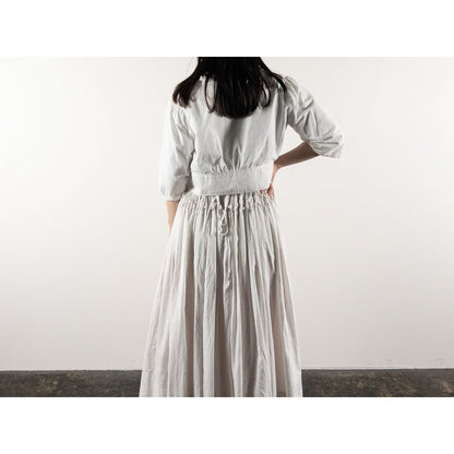 Early 1900s French Antique White Cotton Shirt