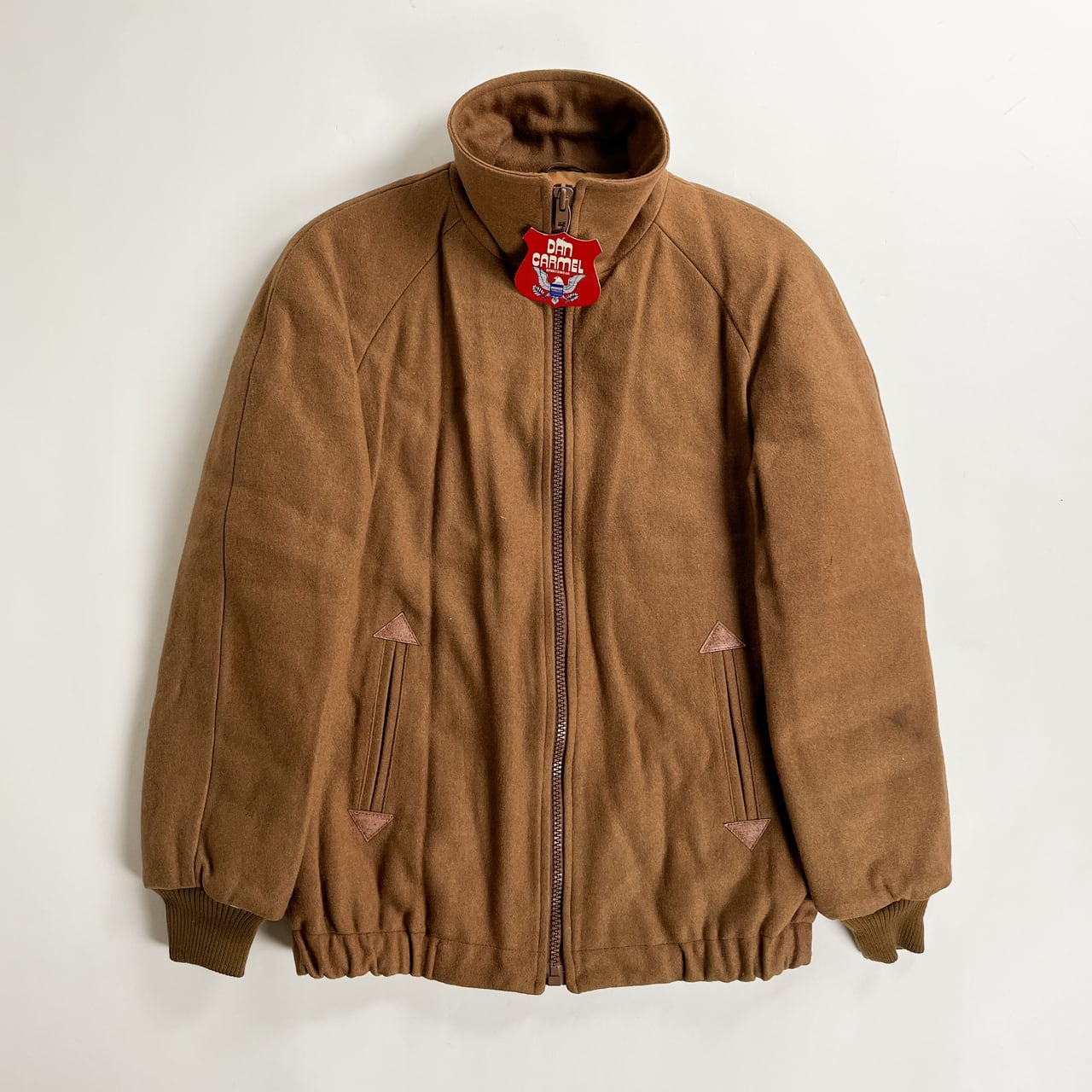 1990s "DAN CARMEL" Italian Beige Wool Sport Jacket, Dead Stock