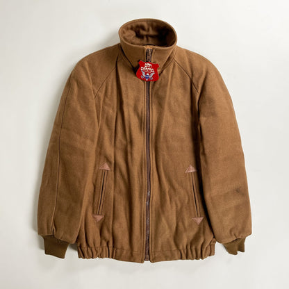 1990s "DAN CARMEL" Italian Beige Wool Sport Jacket, Dead Stock