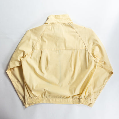 1990s "London Fog" Light Yellow Cotton Zip-Up Blouson Jacket