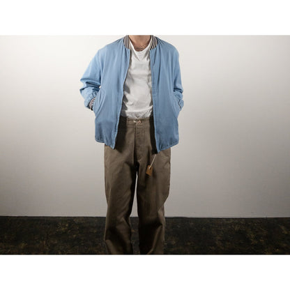 1980s "Italian Vintage" Light Blue MA-1 Jacket
