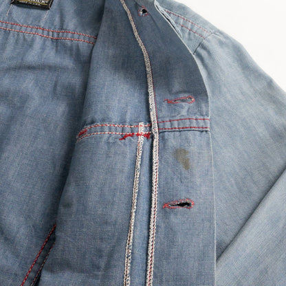 1970s "MAVERICK" Light Blue Chambray Jacket