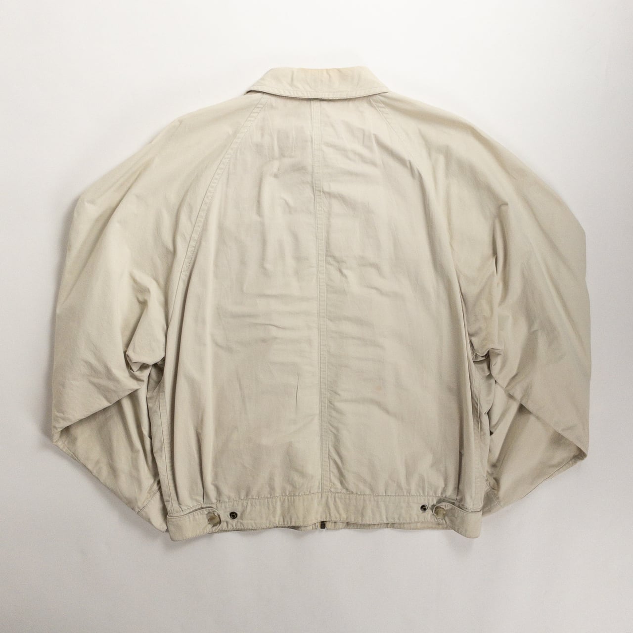 1990s "Made in Italy" Off White Cotton Sport Jacket