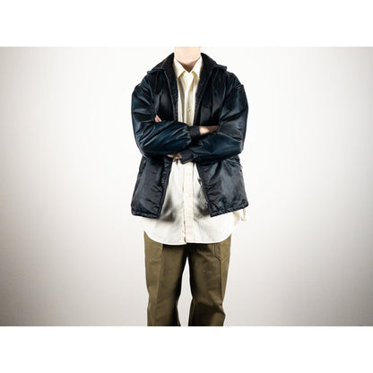 1960s "SKIDRESS" French Navy Nylon Zipper Ski Jacket