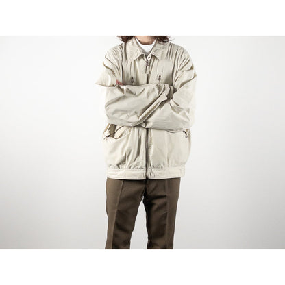 1990s "Made in Italy" Off White Cotton Sport Jacket
