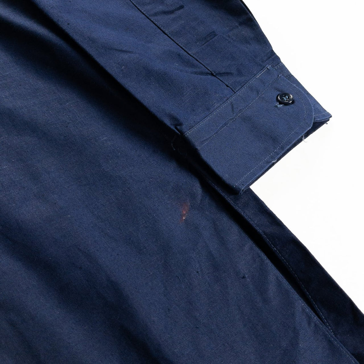 1960s "French Vintage" Blue Metis Work Shirt, Dead Stock