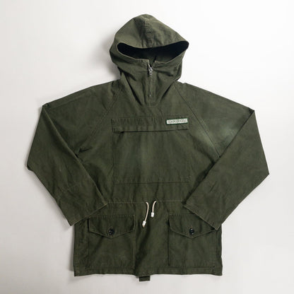 1950s "Euro Vintage" Olive Cotton Pullover Anorak Parka
