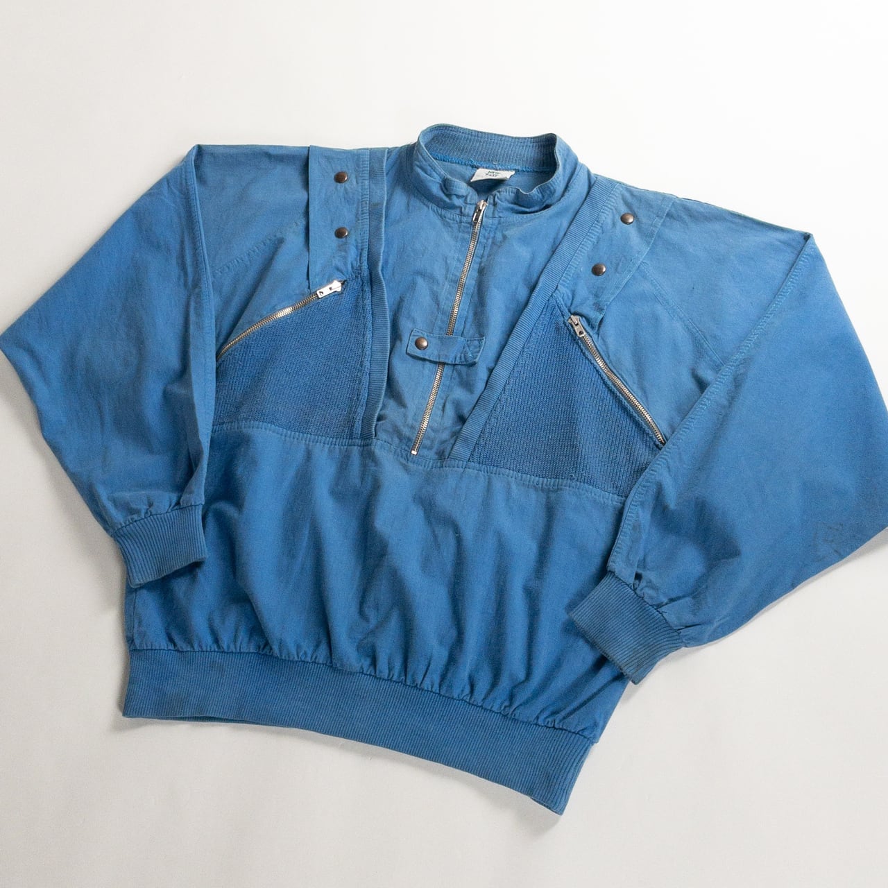 1980-90s "Euro Vintage" Light Blue Cotton Jacket