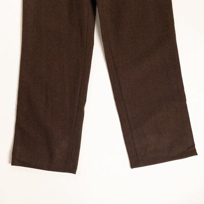 1960-70s Italian Army Brown Wool Hospital Trousers, Dead Stock
