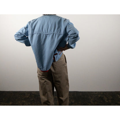 1980s "Italian Vintage" Light Blue MA-1 Jacket