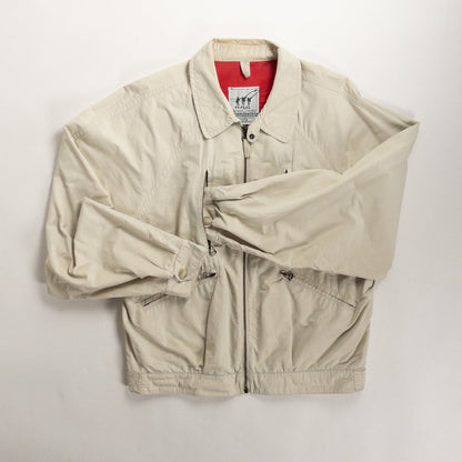 1990s "Made in Italy" Off White Cotton Sport Jacket