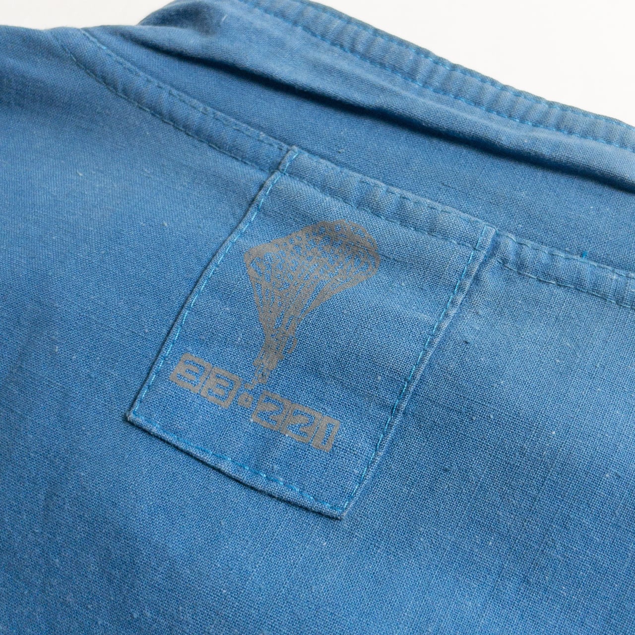 1980-90s "Euro Vintage" Light Blue Cotton Jacket