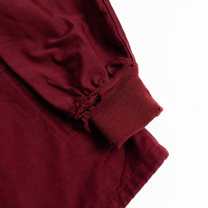 1960-70s "German Vintage" Wine Red Full Zipper Sport Jacket