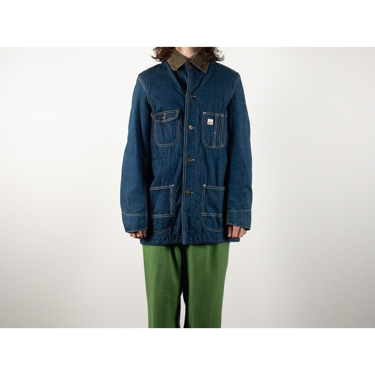 1990s Made in Italy Blue Denim Coverall