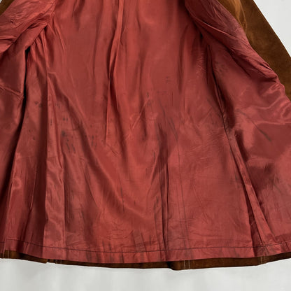1980s-90s "Canadian Vintage" Brown Suede Leather Jacket for Ladies