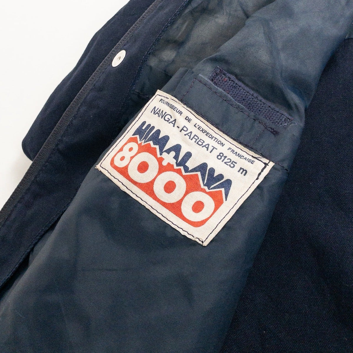 1970s "EIDER" French Blue Cotton Ski Jacket