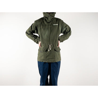 1950s "Euro Vintage" Olive Cotton Pullover Anorak Parka