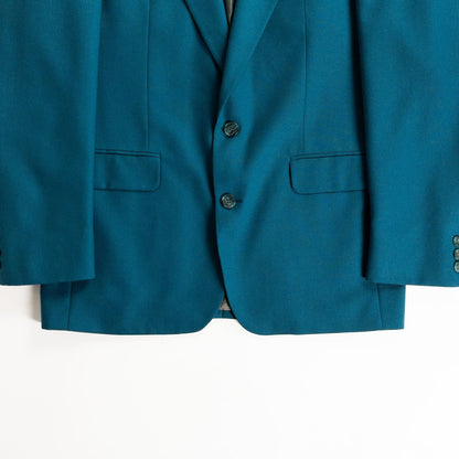 1980-90s Made in France Emerald Green Tailored Jacket