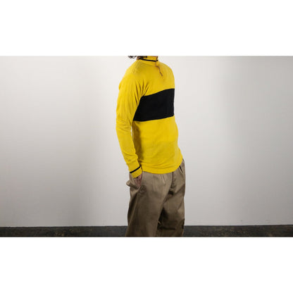 1970-80s "Au Tour de France" Yellow × Black Cyclist Knit Shirt