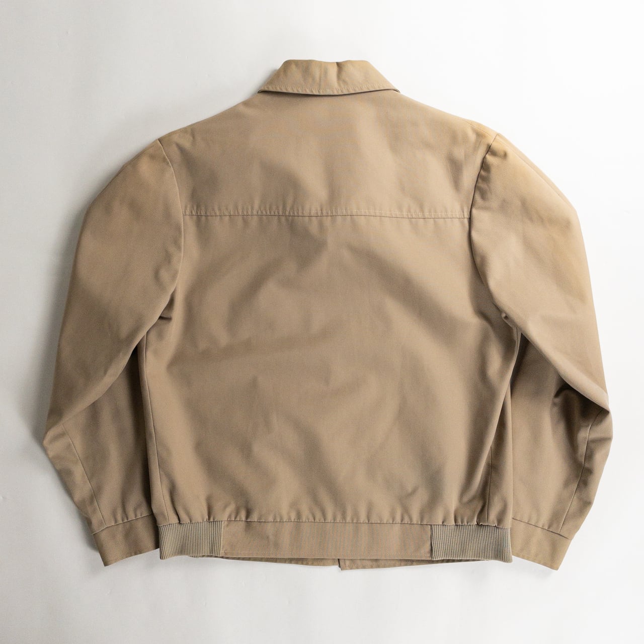 1980s "PIGEN VOYAGEUR" Beige Cotton Poly Sport Jacket