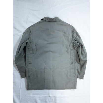 1970s "French Vintage" Khaki Cotton 4Pockets Full Zip Hunting Jacket