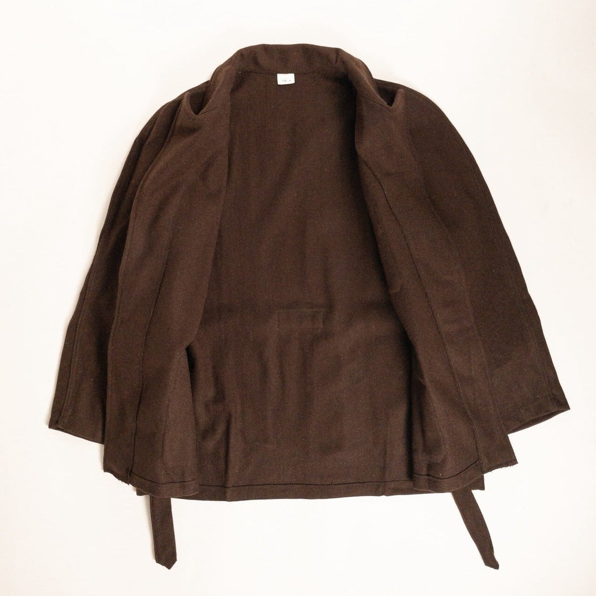 1960-70s Italian Army Brown Wool Hospital Jacket, Dead Stock
