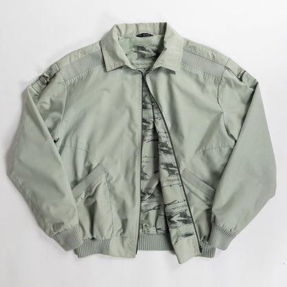 1990s "Made in Finland" Light Green Zip-Up Blouson