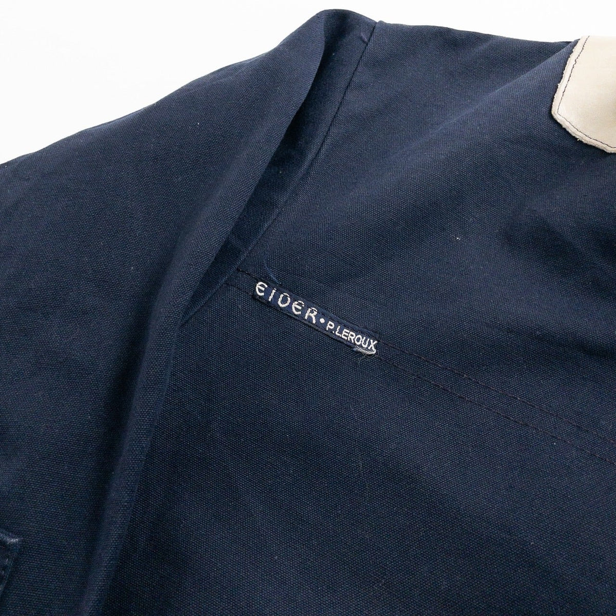1970s "EIDER" French Blue Cotton Ski Jacket
