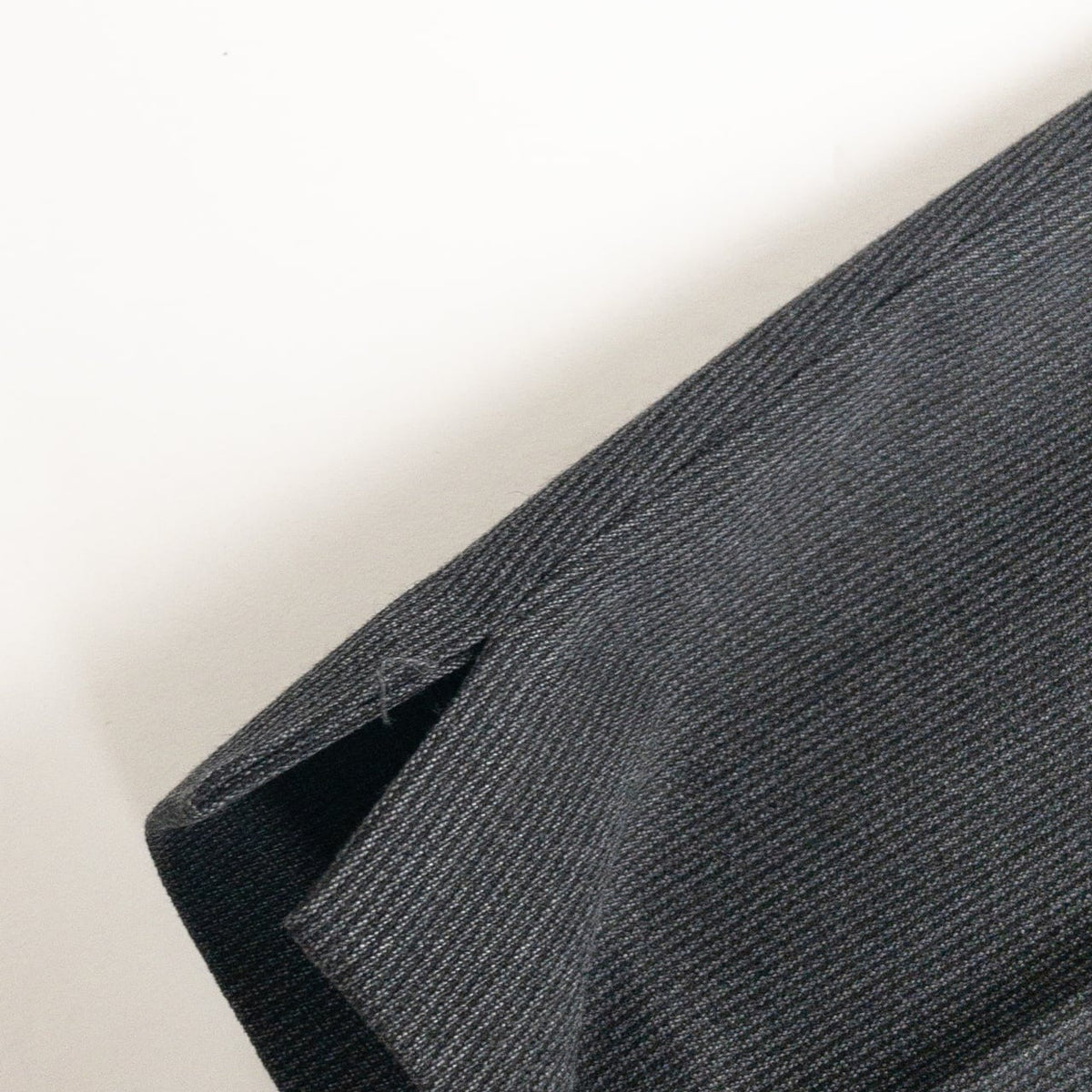 1960s "French Vintage" Gray Stripe Cotton Pique Ski Trousers