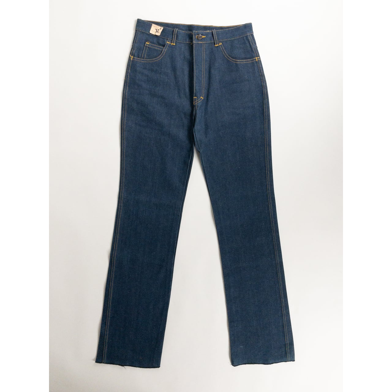 1990s "Italian Vintage" Navy Denim Trousers, Deadstock