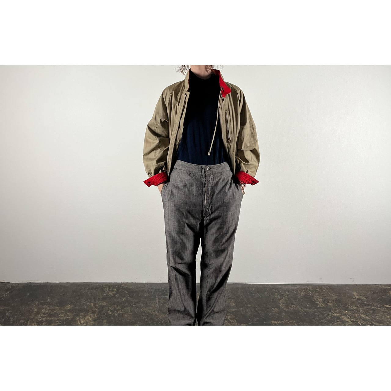1980s "North Country" Khaki Cotton Sport Jacket