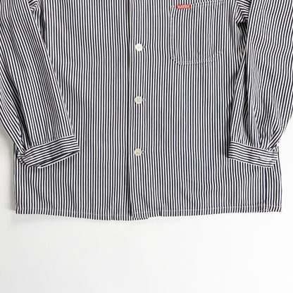 1970s German Vintage Cotton Stripe Work Jacket