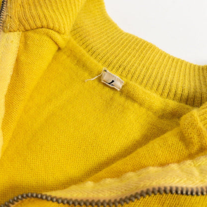 1970-80s "Au Tour de France" Yellow × Black Cyclist Knit Shirt