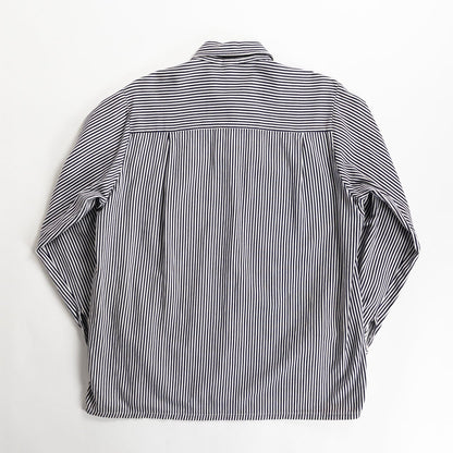 1970s German Vintage Cotton Stripe Work Jacket