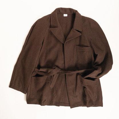 1960-70s Italian Army Brown Wool Hospital Jacket, Dead Stock